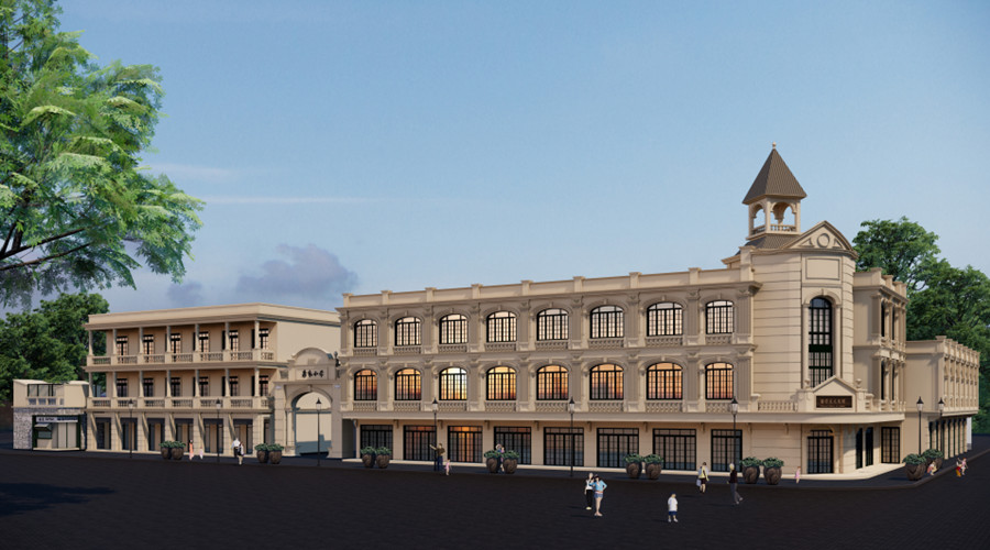 珠海唐家灣留學文化館GRC構(gòu)件項目 珠海唐家灣留學文化館GRC構(gòu)件項目