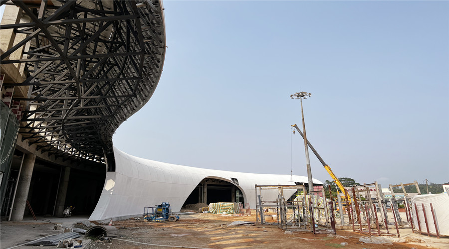 深圳沙田服務區GRC幕墻板項目 深圳沙田服務區GRC幕墻板項目