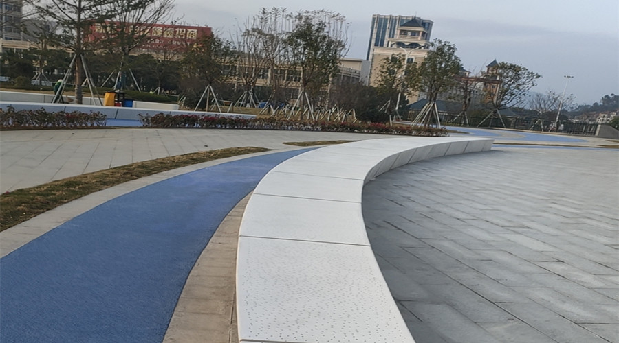 GRC水磨石坐凳 GRC水磨石坐凳