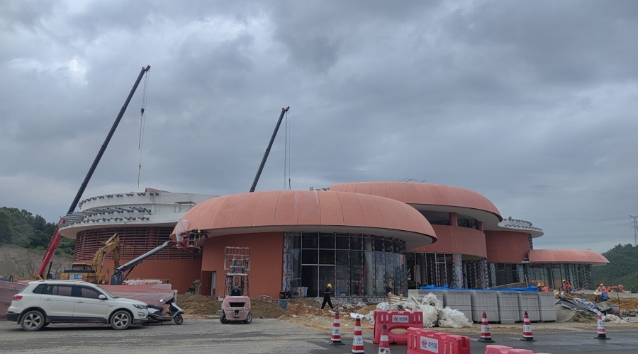 深圳西高速陶河服務(wù)區(qū)彩色GRC幕墻構(gòu)件 深圳西高速陶河服務(wù)區(qū)彩色GRC幕墻構(gòu)件