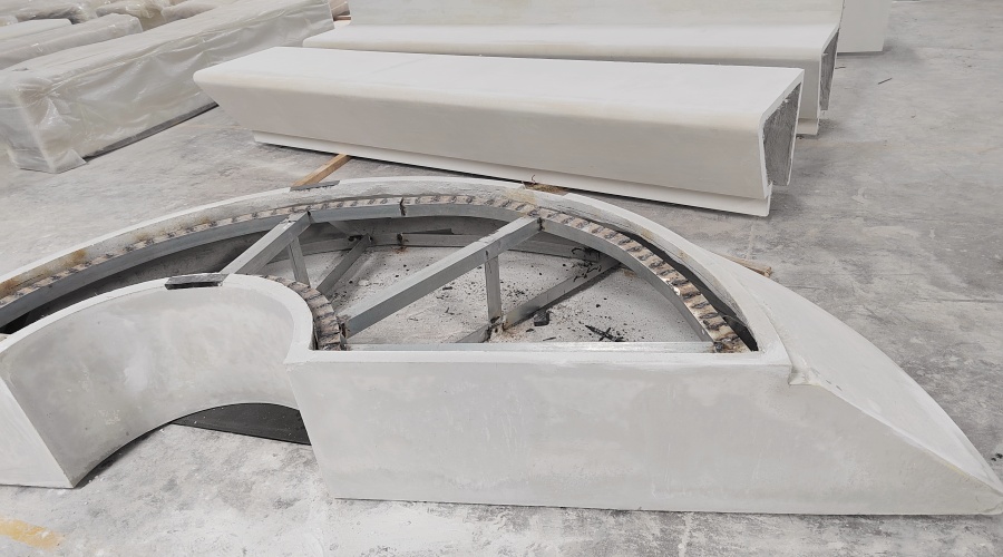 浙江實驗小學UHPC坐凳樹池產(chǎn)品