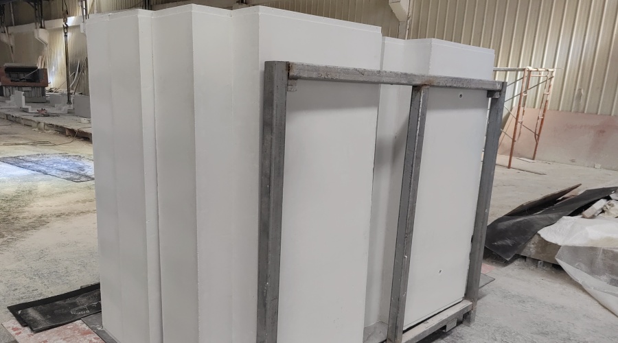 廣西梧州風(fēng)電儲(chǔ)能GRC包柱子工程 廣西梧州風(fēng)電儲(chǔ)能GRC包柱子工程