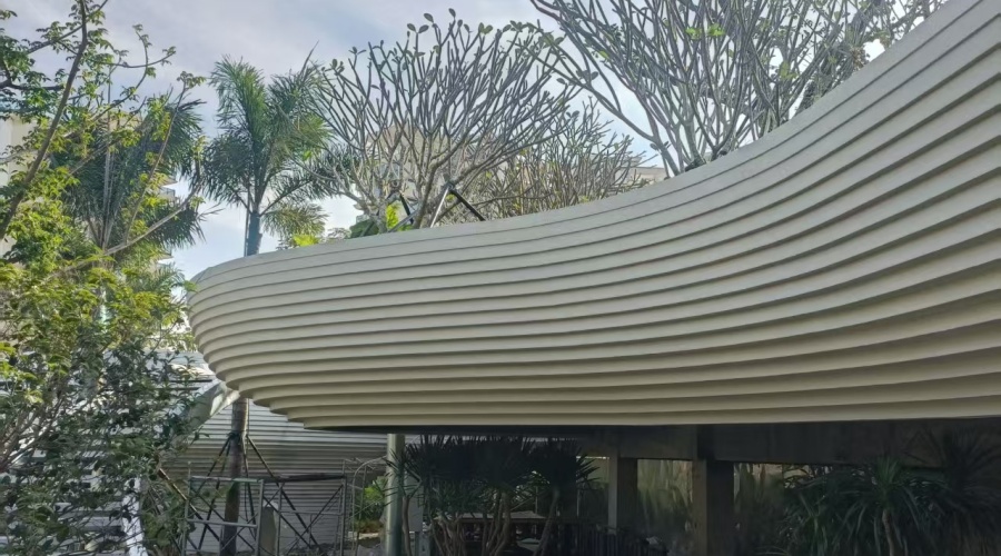 GRC幕墻板裝飾效果 GRC幕墻板裝飾效果