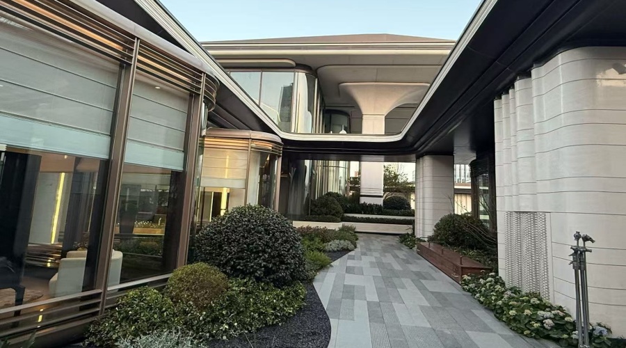 合肥售樓部UHPC柱子幕墻造型 合肥售樓部UHPC柱子幕墻造型