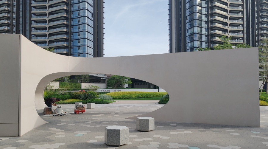 UHPC構件安裝現場 UHPC構件安裝現場